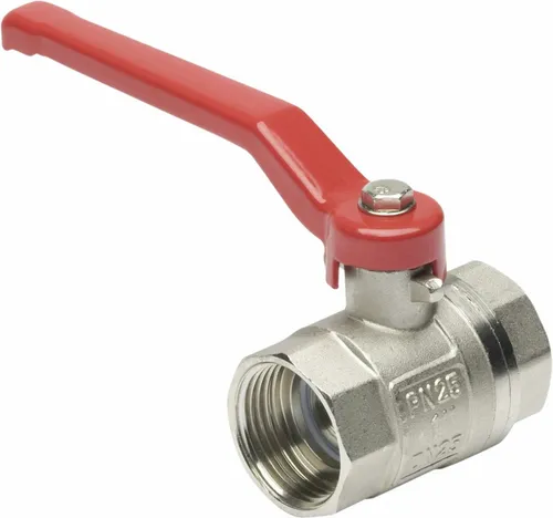 Cornat Kugelhahn mit Stahlhebel Ø 25 mm matt chrom