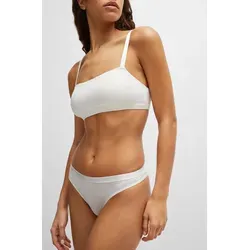 BOSS String THONG CI mit BOSS Logoschriftzug auf dem Bund weiß M (38)