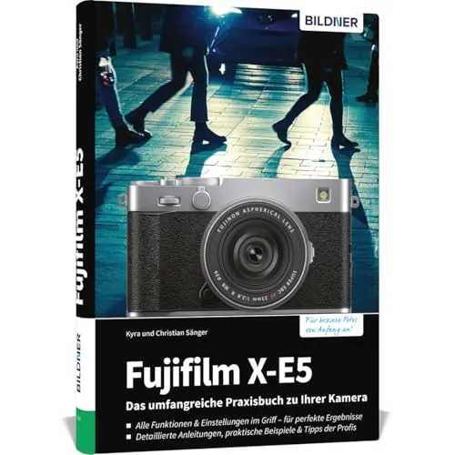 Fujifilm X-E5 Praxisbuch: Expertenwissen für perfekte Fotos - Das umfassende Praxisbuch zur Fujifilm X-E5 bietet wertvolle Tipps und verständliche Anleitungen von Profifotografen. Ideal für alle, die ihre Fotografie auf das nächste Level heben möchten. Kategorie: Kamera- & Optikhandbücher.
