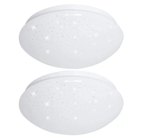 Deckenleuchte Sternenhimmel LED 2x für Esszimmer - Moderne Deckenlampe mit LED-Technologie, ideal für Esszimmer und Wohnzimmer. Genießen Sie den einzigartigen Sternenhimmel-Effekt und eine angenehme Lichtfarbe für gemütliche Abende.