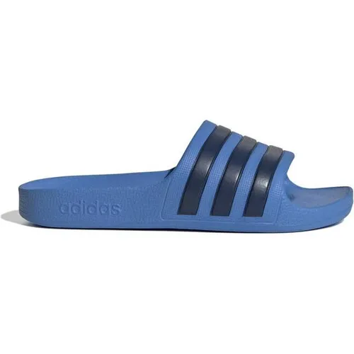 adidas Unisex Kinder Adilette Aqua Slides in blau von adidas