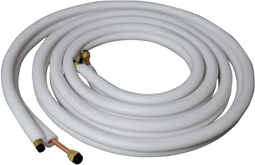 Kältemittelleitung Isoliert Klimarohr Doppelrohr 5 Meter Rolle 1/4 3/8 Zoll