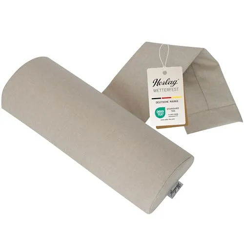 Herlag Kopfstütze Sunny 40x15x7,5cm, Natur in beige von Herlag