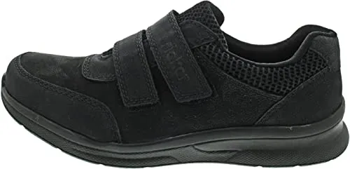 Rieker Herren Klettschuh in Schwarz, Größe 43