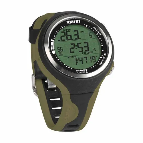 Mares Smart Apnea Computer für Apneisten - Tauchcomputer für Apneisten, wasserdicht bis 20 ATM, mit Hintergrundbeleuchtung für einfaches Ablesen. Ideal für Erwachsene, die Wert auf Präzision und Funktionalität legen.