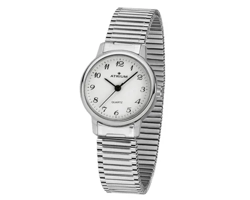 Atrium Quarzuhr A43-50 - Elegante Armbanduhr mit Edelstahlgehäuse, 5 bar Wasserdichtigkeit und breiten Zeigern für optimale Ablesbarkeit. Ideal als stilvolles Accessoire für jeden Tag.