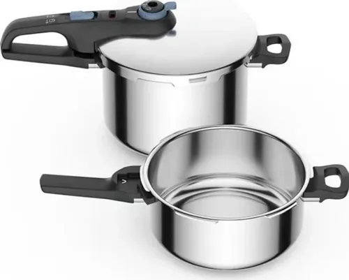 Tefal Secure Trendy P2584301 Schnellkochtopf-Set 4+6l