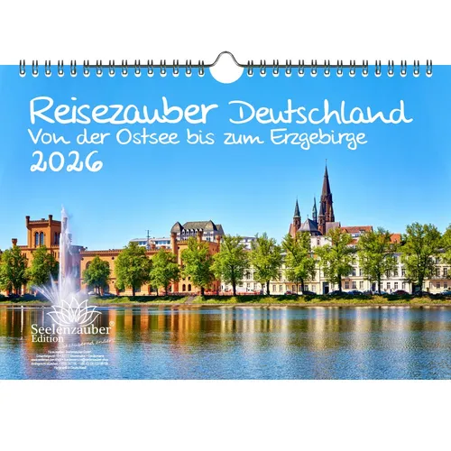 Reisezauber Deutschland Von der Ostsee bis zum Erzgebirge DIN A4 Kalender für 20