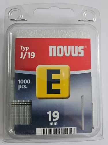 NOVUS Nägel E Typ J Länge 19 mm Drahtbreite 1,20 mm mit Kopf