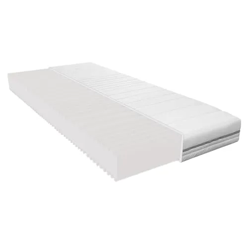 Kaltschaummatratze Comfort Plus - 2 Härtegrade in 1, ergonomisch, 18 cm hoch - Matratzen mit 7 Zonen für optimalen Liegekomfort und ergonomische Unterstützung. Beidseitig nutzbar, abnehmbarer Bezug bis 60°C waschbar, ideal für erholsamen Schlaf.