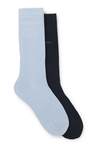 BOSS Businesssocken 2P RS Bamboo 1027 (Packung, 2-Paar) mit Strickbündchen