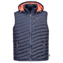 SCHIETWETTER Herren Steppweste Kapitän Rotbart in blau von Schietwetter