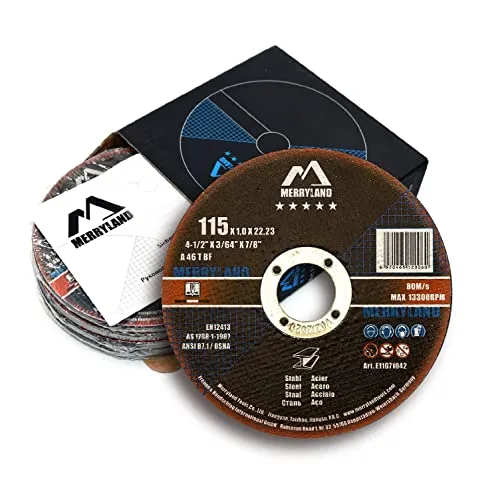 Merryland 25 Stück Trennscheibe 115 X 1,0 Metall Stahl Experten-Line
