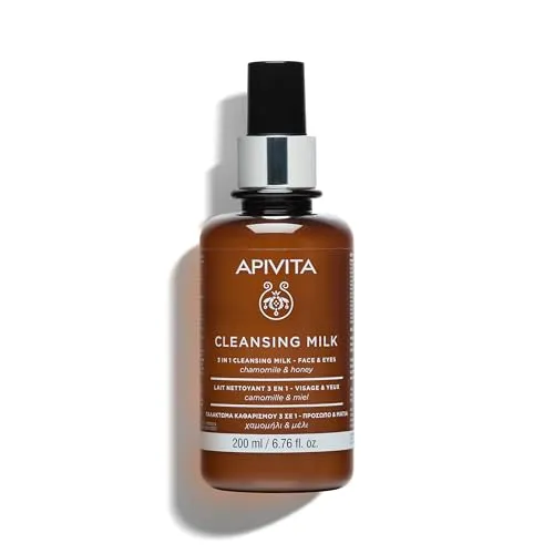 Apivita 3 in 1 Reinigungsmilch Gesicht & Augen 200ml