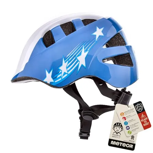 meteor® Kinder Bike Helmet Kinderfahrradhelm Sicherer Fahrradhelm Kinder Helm Roller-Helm Jungen Kinder-fahrradhelm für Mountainbike Inliner skaterhelm BMX fahradhelm Scooter