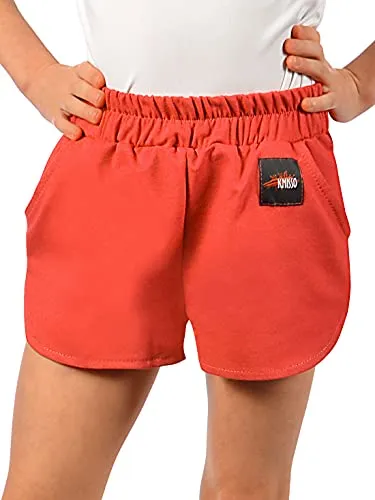 BEZLIT Kinder Mädchen Shorts Hot Pants Kurze Hose 30335 Rot 164