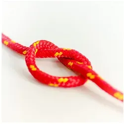 DQ-PP DQ-PP POLYPROPYLENSEIL 70m, 2-16mm, Flechtleine, Textilseil, Rope Seil, Kunststoffseil, Leine Schnur, Kordel, Weiss, Schwarz, Blau rot Ø 8 mm