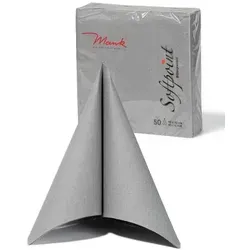 Stoffservietten Grau von Mank