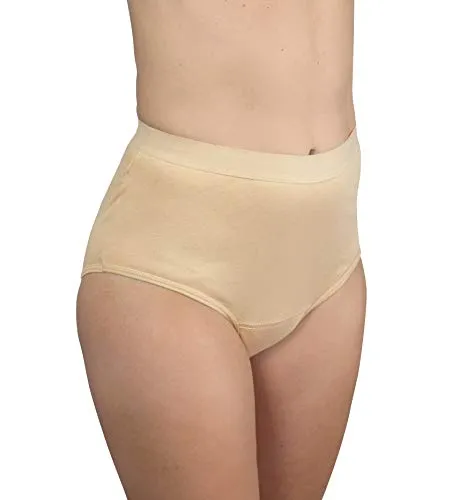 Hydas waschbarer Schutzslip bei Inkontinenz mit integrierter Saugeinlage, Gr. 42/44, beige