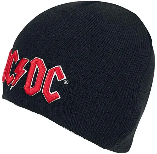 AC/DC Red 3D Logo Mütze schwarz