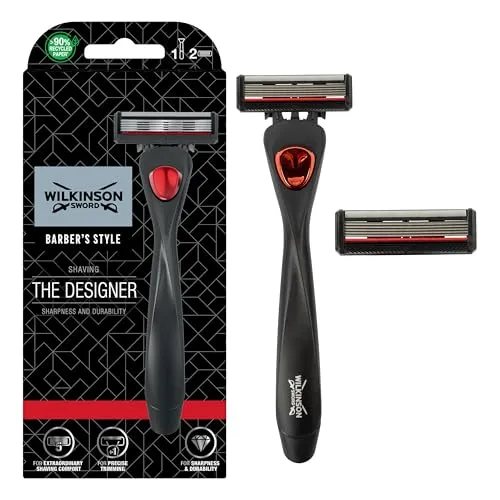 Wilkinson Sword - Barber's Style | The Designer Rasierer mit 2 Ersatzklingen