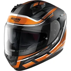 Nolan N60-6 Lancer 63 Flat Black Full Face Helm - Motorradhelm mit ultrawide Visier für maximales Sichtfeld, inklusive Pinlock und Sonnenvisier mit UV 400 Schutz für optimalen Fahrkomfort.
