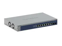 Netgear ProSAFE XS500TM Rackmount 10G Smart Switch - XS508TM-100EUS - Rackmount Switch mit 200 Gb/s Kapazität, ideal für hohe Netzwerkgeschwindigkeiten und effiziente Datenübertragung.