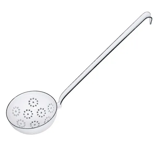 Riess Schaumlöffel Classic White Emaille 9cm von Riess