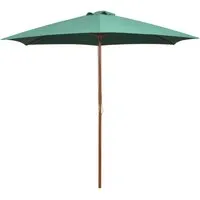 vidaXL Sonnenschirm 270x270cm Grün - Ampelschirm für Garten und Terrasse, UV-beständig und stabil mit Hartholzrahmen