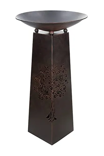 GILDE Metall Schalenständer Gartenbaum - H. 95cm - Garten-Zubehör, dekorativer Schalenständer in 95 cm Höhe, perfekt für die stilvolle Präsentation von Pflanzen und Deko im Garten.