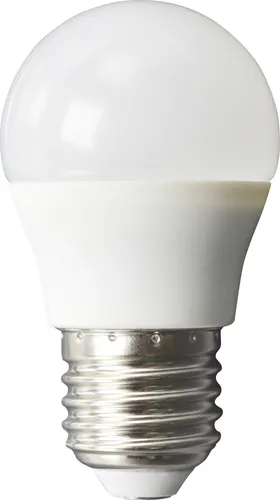 LED Tropfenlampe McShine, E27, 8W, 600lm, 160°, 4000K, neutralweiß, Ø45x88mm