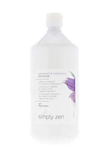 SIMPLY ZEN Age Benefit & Moisturizing Conditioner 1000 ml - Haarspülungen & Conditioner, revitalisierende Pflege für reifes Haar mit intensiver Feuchtigkeit und Anti-Aging-Effekt