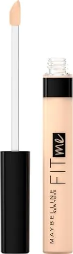 Maybelline Fit Me! Concealer Nr. 10 Light, flüssiger Concealer, kaschiert Hautunebenheiten, hellt dunkle Stellen im Gesicht auf, für wache Augen und einen makellosen Teint, 6,8 ml