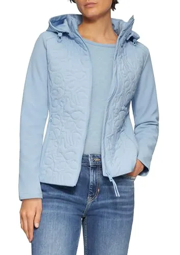 s.Oliver Materialmix-Jacke mit Steppmuster im Slim Fit