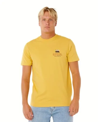 RipCurl Desti Animals Tee ochre (0014) XL von Rip Curl