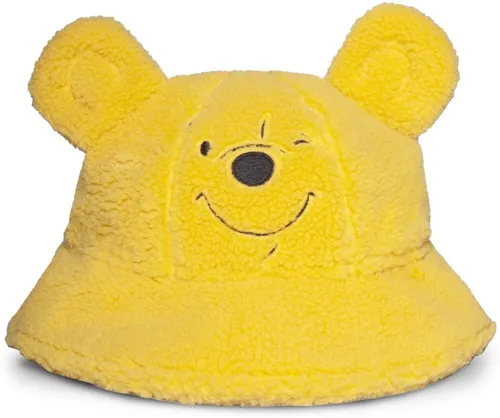 Winnie The Pooh Teddy Bucket Hat - Gelb - Hüte & Mützen, trendiger Teddy-Stil, ideal für einen lässigen Look und Fans von Winnie The Pooh.