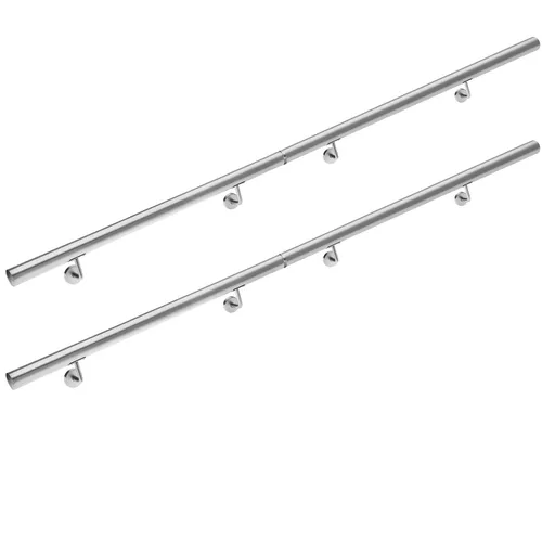 Handlauf 4er-Set Edelstahl 4,2x400cm