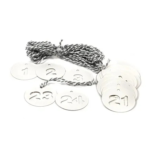 gestanzte Frau Wundervoll Adventskalenderzahlen von Frau Wundervoll