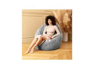 Sitting Point Shara XXL Sitzsack aus Flauschcord von Sitting Point