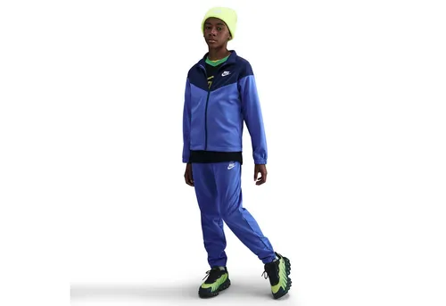Nike Sportswear Trainingsanzug K NSW DF TRACKSUIT PK FZ (2-tlg) - Kombination aus Jacke und Hose mit praktischen Eingrifftaschen. Der schweißableitende Dri-FIT-Stoff sorgt für optimalen Komfort, während elastische Bündchen eine perfekte Passform garantieren.