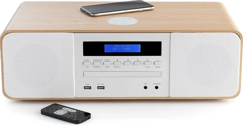 THOMSON MIC201IBT - Micro Anlage mit CD, MP3, USB und Bluetooth, 50 Watt für vielseitigen Musikgenuss zuhause oder unterwegs