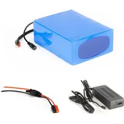 LERIAN POWER 36V 16Ah Lithium-Ionen Akku für E-Bike und Scooter - Hochwertiger Lithium-Ionen Akku mit 576Wh, ideal für E-Bikes und Scooter. Ausgestattet mit einem BMS für optimale Sicherheit und Leistung, inklusive Ladegerät und Kabel.