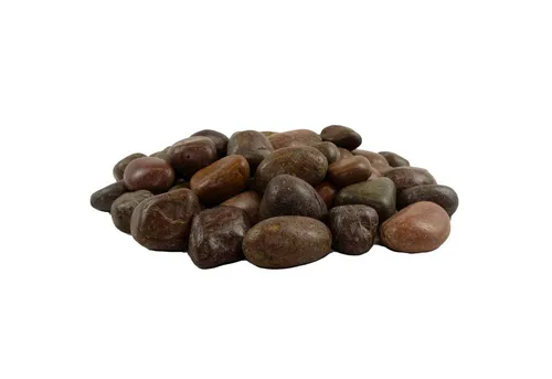 INTERGARDEN Zierkies Dekosteine rot poliert 20 kg - Hochwertiger roter Zierkies, poliert, 3-5 cm. Ideal für kreative Gartengestaltungen und als stilvolle Deko. Wetterbeständig und langlebig – für einen ansprechenden Außenbereich!
