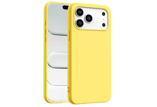 CoolGadget Handyhülle Silikon Colour Series Slim Case für Apple iPhone 17 Pro 6,3 Zoll, Hülle weich Handy Cover für iPhone 17 Pro Schutzhülle Innenfleece