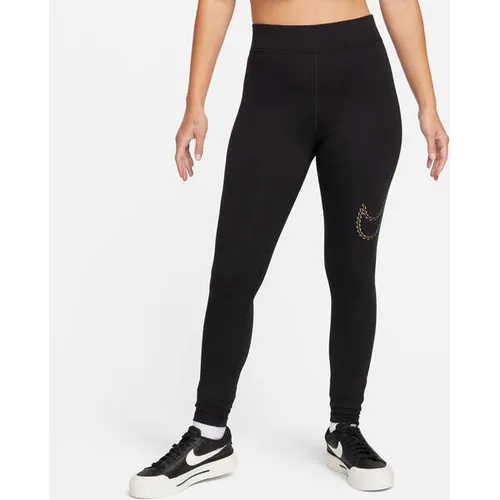 NIKE Damen Tight W NSW PE SHINE HR TGHT