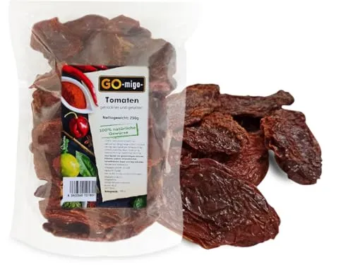 250g Tomaten getrocknet und gesalzen 0,25kg