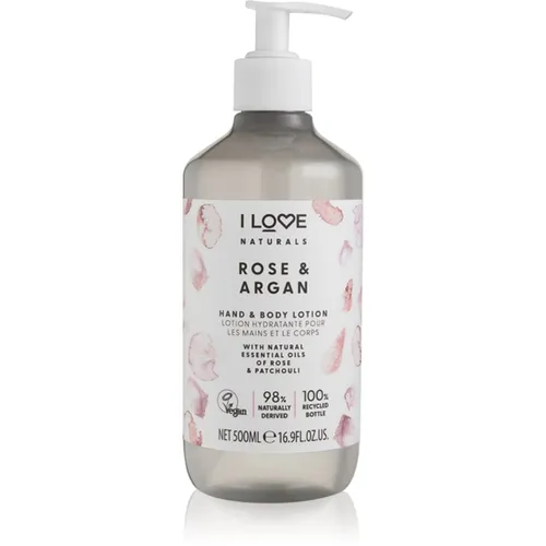 I Love Naturals Rose & Argan Bodylotion 500 ml