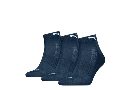 PUMA Kurzsocken (3-Paar) mit eingestricktem Logo im Bund von PUMA
