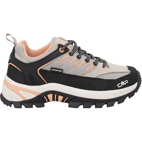 CMP Rigel 2.0 Low Damen Outdoorschuhe - Beige - Größe 40 - Bequeme und wasserfeste Damen Outdoorschuhe von CMP, ideal für Wanderungen. Mit lose Einlage und flachem Absatz für optimalen Komfort im Alltag.