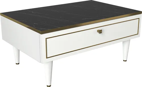 Produktbild Moderner Couchtisch Ravenna in Weiß